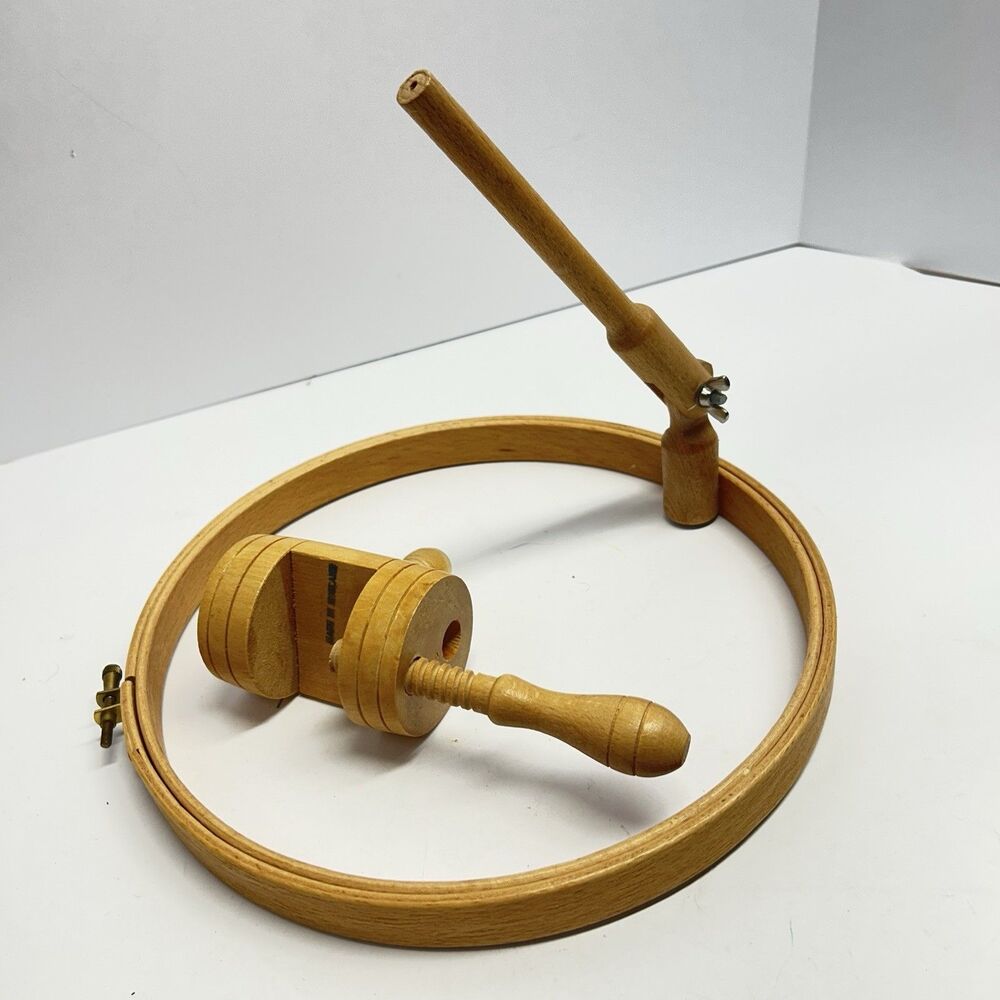 Elbesee 10” Wooden Embroidery Hoop Table Clamp Stand - Made in England